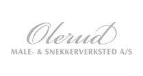 Olerud Male & Snekkerverksted – Lunner logo